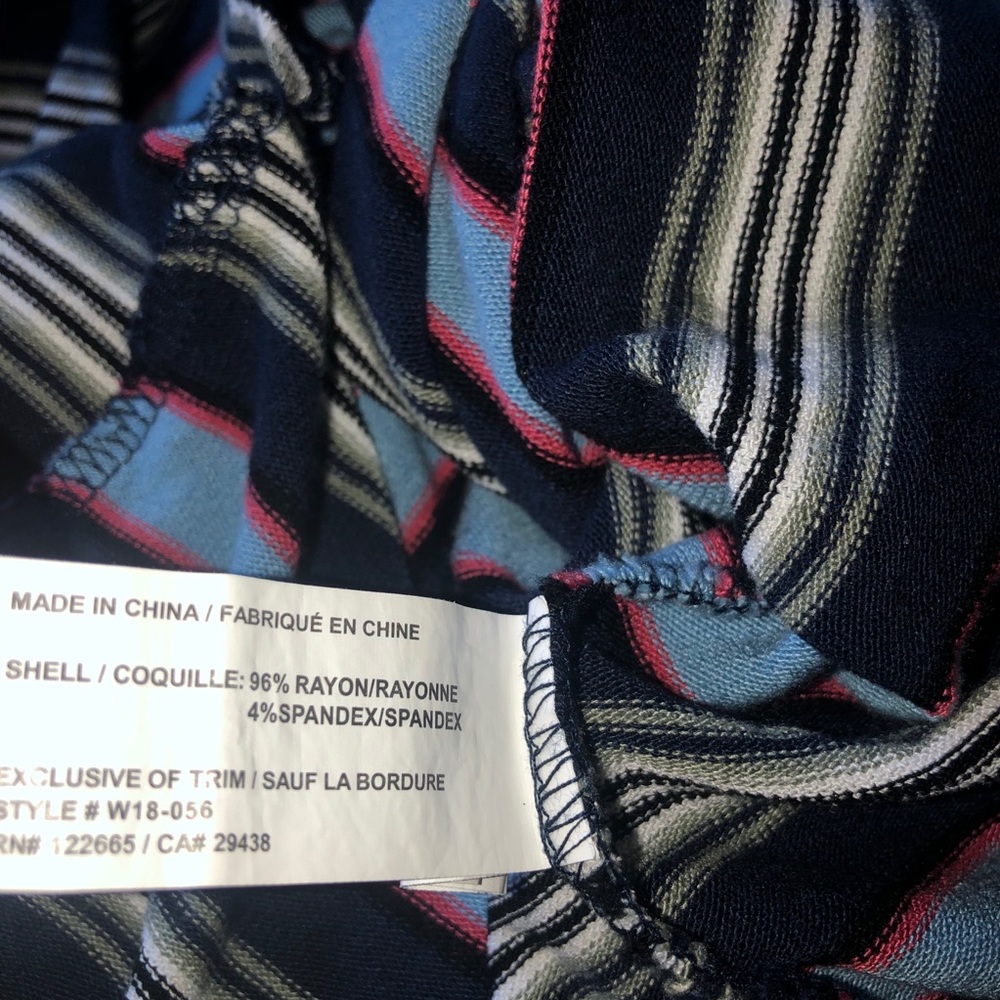 Anama Striped Wrap Top - Picture 6 of 6